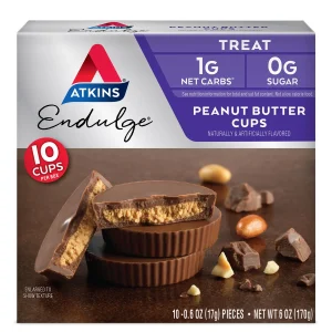 Atkins Endulge Peanut Butter Cups, Low Carb Snacks, Low Sugar Treats
