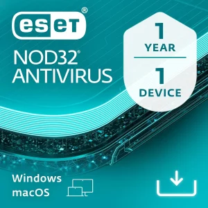 ESET NOD32 Antivirus 1 Year, 1 Device