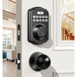 Veise Keyless Entry Door Lock with 2 Knobs